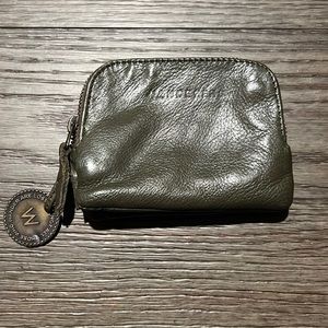 Wanderers Travel Co olive leather wallet